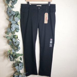 Levi's NWT Black Mid Rise Skinny Jean - Size 18